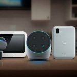 Three popular voice assistants: Amazon Alexa, Google Assistant, and Apple Siri.